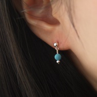 [CCNMADE] Handmade Thread Wish Gemstone Earrings / TINY Ⅲ (6colors)