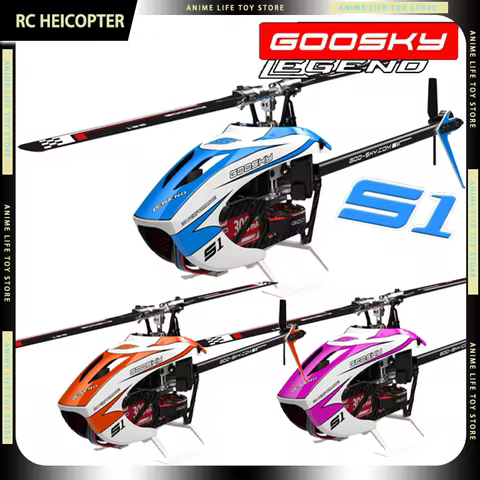 GOOSKY RC Helicopter S1 3D Aerobatic Helicopter Alloy Frame&Servo GTS System BNF/RTF BAF030010 RC He