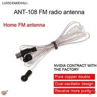 LUVSCENARIOGJ FM Antenna Universal 75 Ohm 2m Amplifier
