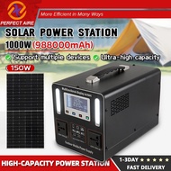 1000W Portable Power Station 988000MAH Emergency Backup Power Package Outdoor Camping Power Station 