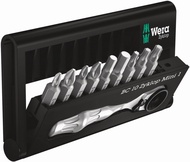 Wera Tools 05073645001 KRAFTFORM Mini 1 BITS Assortment with Ratchet One Size Multi Bit-Sortiment Bi