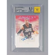 NBA Basketball Trading Card - Allen Iverson HOF Autographs BGS8.5/10