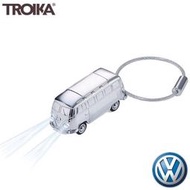 找東西@德國TROIKA麵包車鑰匙圈KR17-40-CH麵包車燈吊飾LED燈吊飾LED鑰匙圈Volkswagen鑰匙圈M