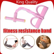 Thickened Tubes 65lbs Resistance/6 Tube Pedal Rope Sit-Up/Multi-functional Suction Cup Fixation Abdo