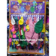 lottery balloon 160pcs bunot balloon