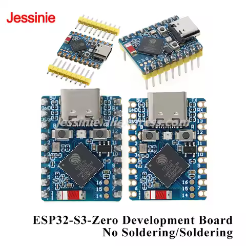 5pcs/1pc ESP32-S3-Zero Development Board Wi-Fi Wifi Wireless Ble 5.0 Programming Learning Controller