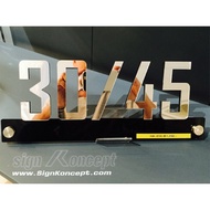 House Number Sign Acrylic Die-Cut Code: HA-010