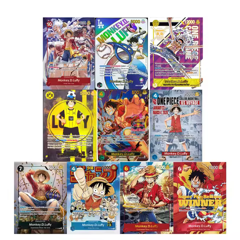 Diy Most Expensive One Piece Promo One Piece Cards Monkey D Luffy Series Eb04-061 P-001 P-055 St21-0