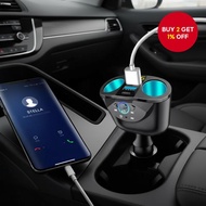 66WUSB-C2-5QC3.0  Penyesuai Kereta Pengecasan Pantas 66W dengan Port USB-C Berganda 2-5 QC3.0 Papara