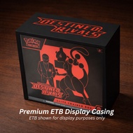 Dust-Proof Premium Custom Fit Magnectic 3D printed Pokemon Destined Rivals ETB Protector Display Cas