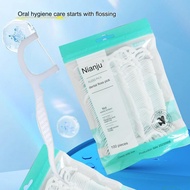 [COD] 100Pcs/Set Teeth Toothpicks Stick Dental Floss Flosser Picks Tooth Clean Oral Care Ultra-fine 
