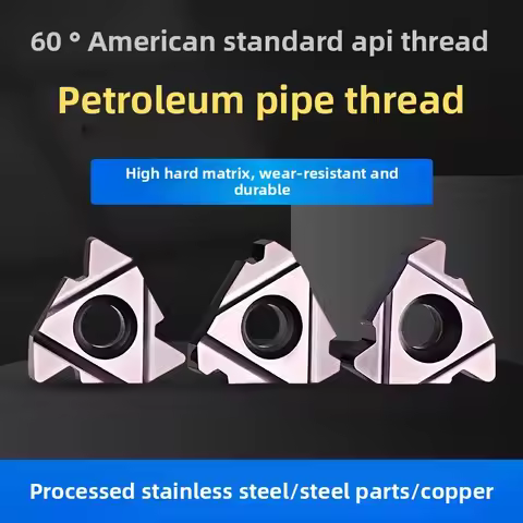 60 Degree API Oil Pipe 22ER 22NR 4API 383 382 5API 502 503 403 551 6API 551 Thread Carbide Inserts