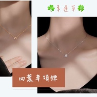 LINGLING Silver Jewelry | 925 Sterling Silver Four-leaf Clover Sterling Silver Necklace Clover Sterl