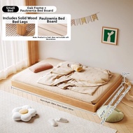 NUOMU | Montessori Childrens Bed Full Solid Wood Eco-Friendly Floor Bed Storage Bed Frame