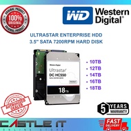 WD Ultrastar 10TB 12TB 14TB 16TB 18TB Enterprise HDD 3.5" SATA 7200RPM Hard Disk Dalaman Server DC