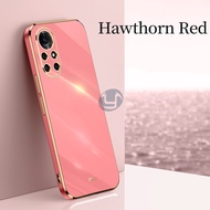 Ultra Thin Square Plating Case Frame For Huawei Nova 3 3i 4 5 5i 6 Pro Smooth Matte Soft Silicone Cover