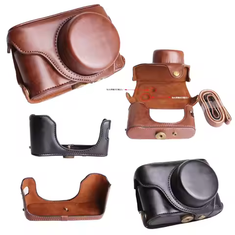 New Vintage Pu Leather Camera Case Video Bag Cover For Fujifilm X100F X100V X100 X100S X100T Camera 