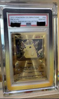 美版 PSA10 2021 Pokemon Celebrations Pikachu Ultra-Premium Collection #58 25th