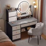 Dressing Table Bedroom Simple Modern Small Rental House Makeup Table New Light Luxury Dressing Table
