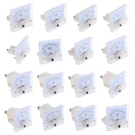 [lzdxwcke3pu] 16 Type Range DC Analog Amp Meter Ammeter Current Panel Ampere Meter Accuracy Class 2.
