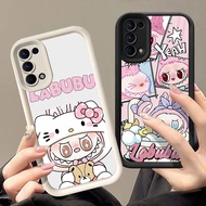 Case for OPPO Reno 5 F19s 4 6 A72 A52 A95 A92 F19 Find X3 Lite 5G Q-83 LABUBU Design