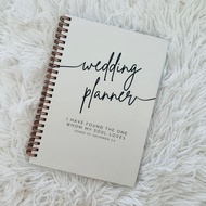 Wedding Planner Journal | BRIDE PLANNER | JOURNAL A5 Notebook