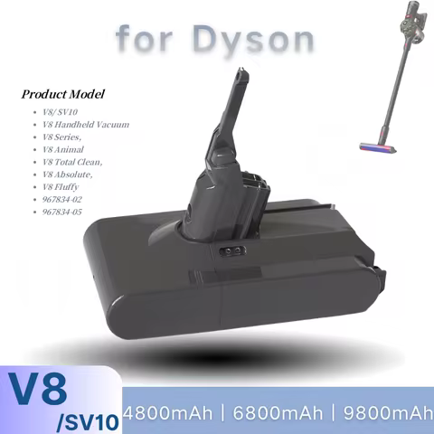 New Vacuum Cleaner rechargeable Battery for Dyson V8 battery SV10 DC58 DC31 V8 Absolute Fluffy Origi