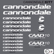 Sticker~cannondale-10 Bicycle sticker Modified sticker Waterproof Decal AM Bicycle Bicycle Reflective sticker Printing