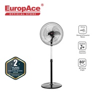 EuropAce 18/20 Inches Twin Turbo Power Stand Fan EPF 7183U / EPF 7203U (Black)