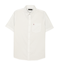 ELLE HOMME APPARELS เสื้อเชิ้ต OXFORD แขนสั้น ทรง Smart fit W8B676