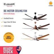 Elmark 72’’ Kipas Siling 6 Blade DC Motor Ceiling Fan ELMARK726B 726B