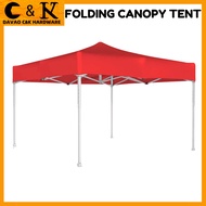CK-F 3X3 Foldable Canopy Gazebo Tent with 4 Side Open/Pop-up Heavy Duty Canopy Tent for Garden & CAR