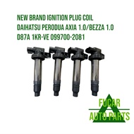NEW BRAND IGNITION PLUG COIL DAIHATSU PERODUA AXIA 1.0/BEZZA 1.0 D87A 1KR-VE 099700-2081
