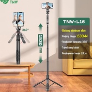 Newest - TNW L16/L16SS Selfie Stick Bluetooth Tongsis Tripod 4in1 HP Camera ORI