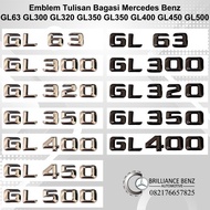MERCEDES GL63 GL300 GL320 GL350 GL400 GL450 GL500 TRUNK EMBLEM MERCY GL-CLASS - GL500, CHROME