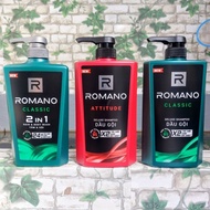 Romano Shampoo & Bath Shampoo 650g 2in1 Genuine Classic Attitude Perfume Fragrance..