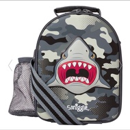 Smiggle Lunch Box Hardtop Curve Lunchbag Shark Original