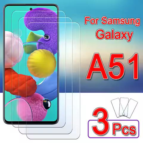 Protective Glass for Samsung A51 Screen Protector Galaxy A 51 51a Armor Tempered Glas Samsunga51 Gal