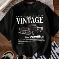 Lsingers Kids Tops T-shirts for Boys & Girls Kids Short Sleeve T-shirts Classic Car Motif Vintage Ke
