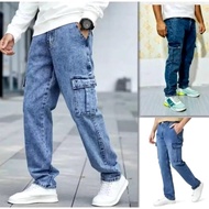 Ayman Denim Cargo 6poket straitcut for mans.