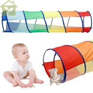 Baby Crawl Tunnel 6FT Foldable Crawl Through Tunnel Play Tent Colorful Crawl Tunnel Playhouse with C