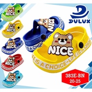 Dx-383e-bn Slippers Boys Girls 5-color Bear Print Strap