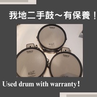 二手鼓有保養pdx100 pd85 roland drum pad電子鼓升級配件
