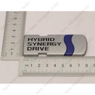 SYNERGY DRIVE HYBRID Emblem Chrome Metal Nekel Pernekel 8.5x3.3