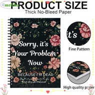 MOLIHA End of Life Planner, I'm Dead Now What Book Planner Guided Color Legacy Planning Notebook, Wh