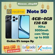 Hp realme note 50 Ram 8GB (4+4) Rom 128GB ,cam 13mp ,batrai 5000mah ,90hz ,garansi resmi ,imei terdaftar