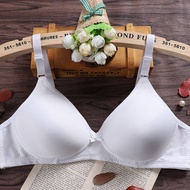 Women Comfortable Soft Cotton Bra Non-wire Bralette Plus Size 36-42 B C Cup Thin Sponge Breathable U