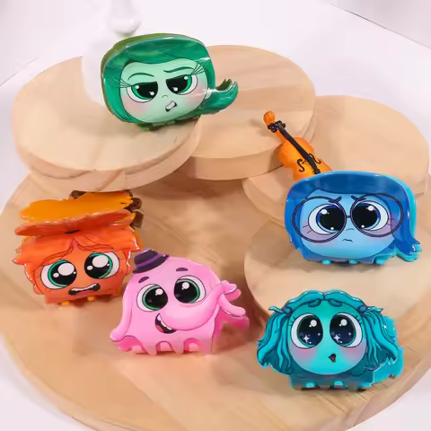1PC/5PCSDisney's 'Inside Out' Cartoon Character Hair Clips Multi-Functional Hair Accessories for Sec