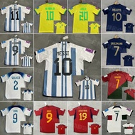 2022 Katar World Cup Jersey Argentina France Brazil Portugal Spain Ingrid Football Jersey Shipping O
