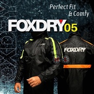 FOXDRY 05 PREMIUM RAINCOAT SET (Baju Hujan FOXDRY Set Baju & Seluar Original )-Raincoat Motorcycle J